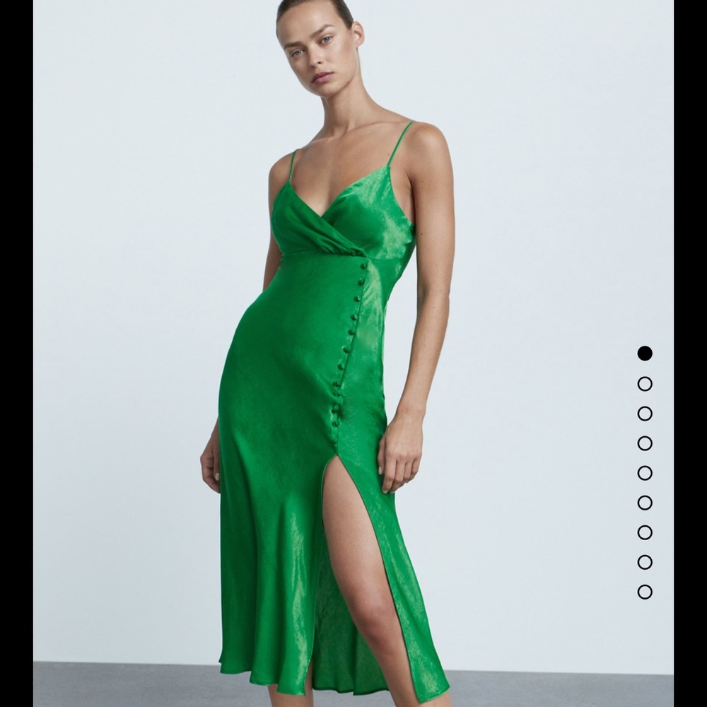 Zara slip lingerie dress